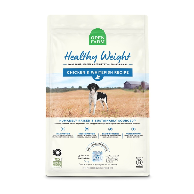 Open Farm Healthy Weight Chicken and Whitefish Dry Dog Food 4 lb