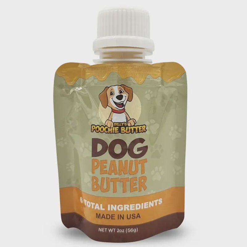 Poochie Butter Peanut Butter Squeeze Pack – 2oz