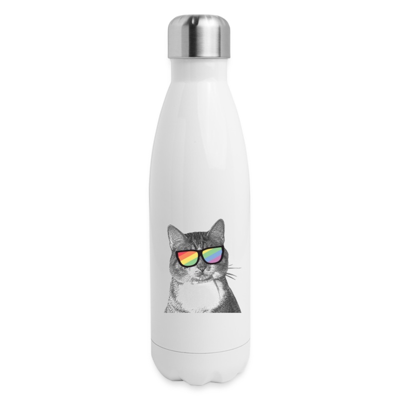 Pride Cat Insulated Stainless Steel Water Bottle One Size