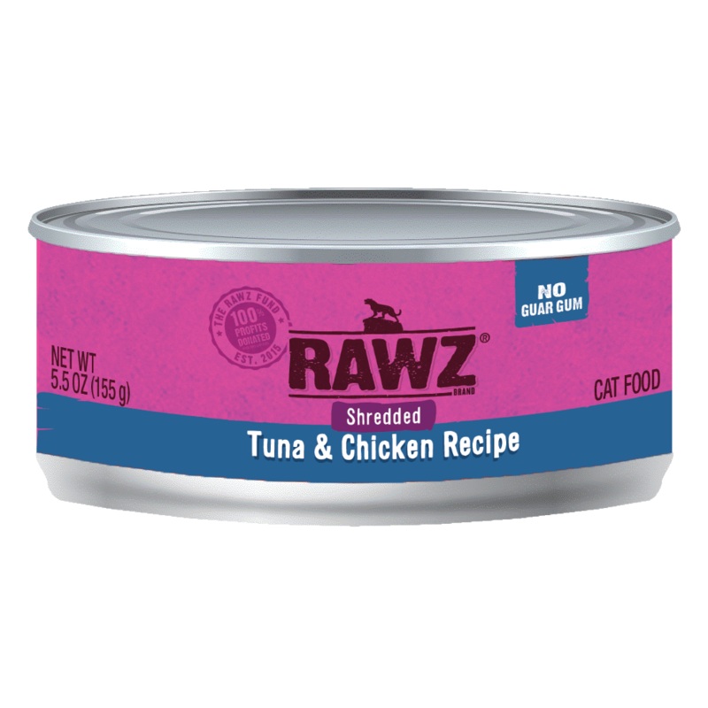 RAWZ Shredded Tuna & Chicken Cat Food Recipe 3 Oz
