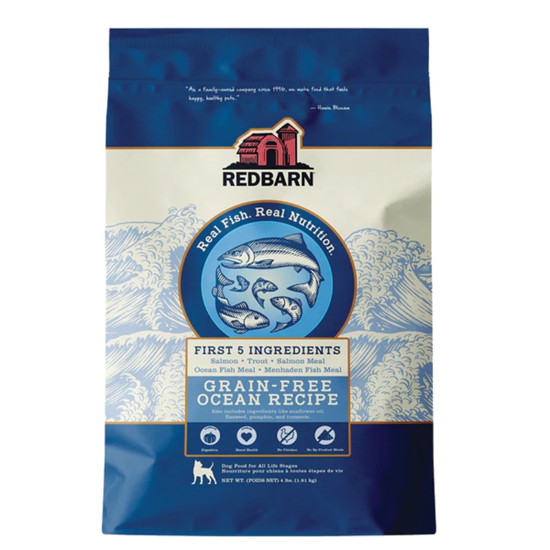 Redbarn Pet Products Grain-Free Ocean Recipe Dog Food 4 Lbs
