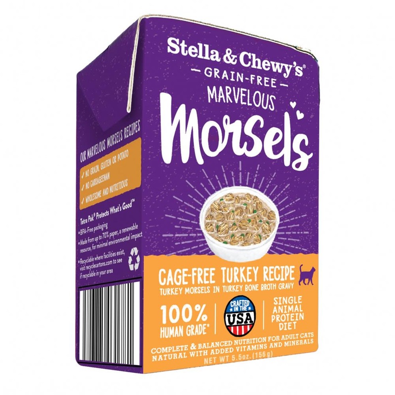 Stella & Chewy’s Marvelous Morsels Cage Free Turkey Recipe Wet Cat Food