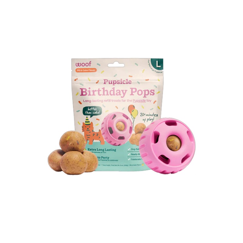 Woof Pupsicle Birthday Refill Pops Small