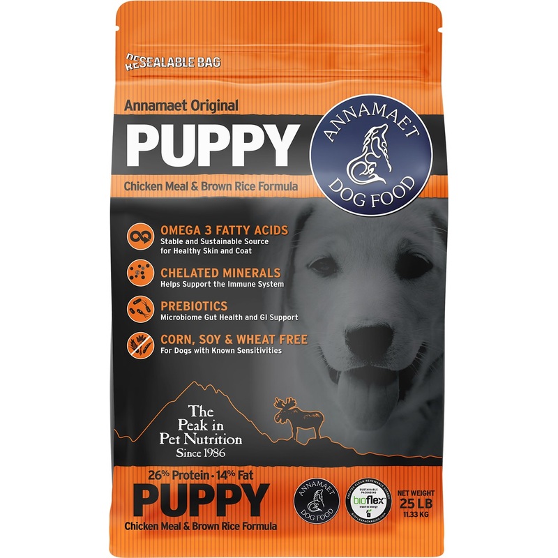 Annamaet Original Puppy Formula Dog Food 5  Lb Bag
