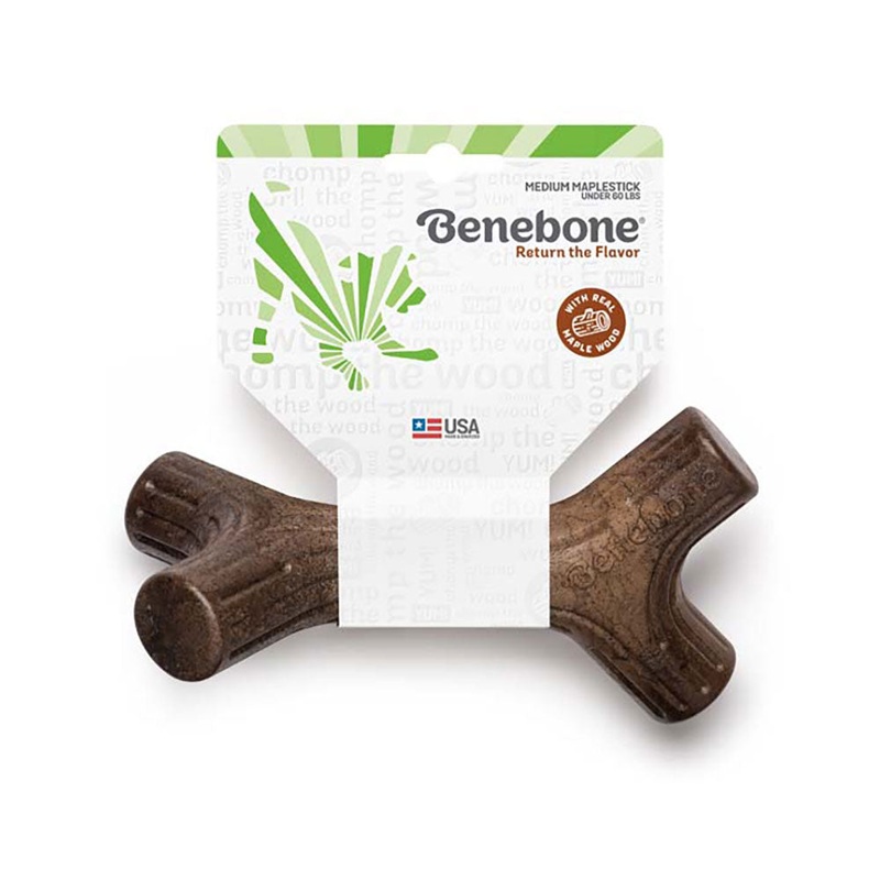 Benebone Maplestick Real Flavored Dog Chews Medium 7.5 Oz