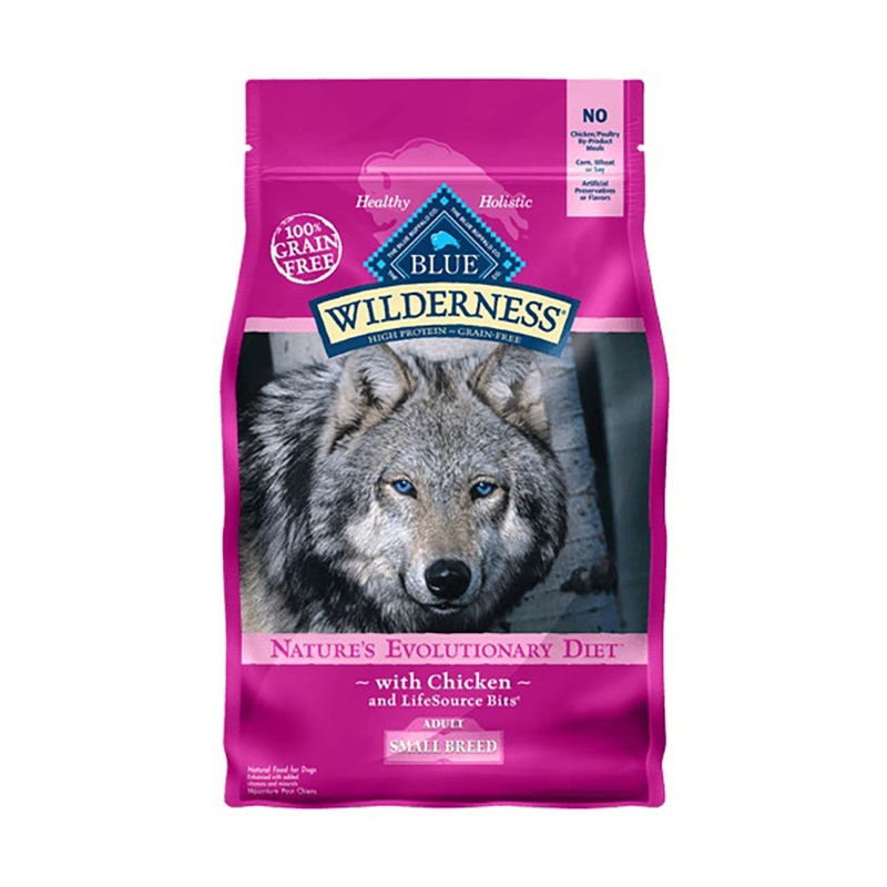 Blue Buffalo Wilderness Nature’s Evolutionary Diet with Chicken Grain Free Small Breed Adult Dog Food 11 Lbs