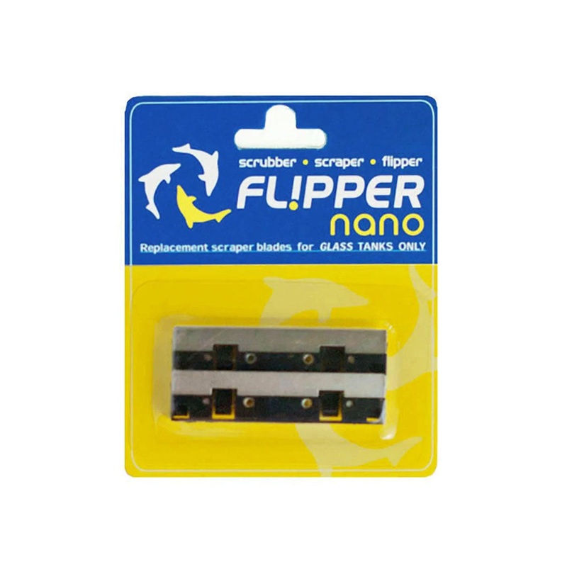 Flipper Nano Stainless Steel Blade for Glass Tanks 2pk