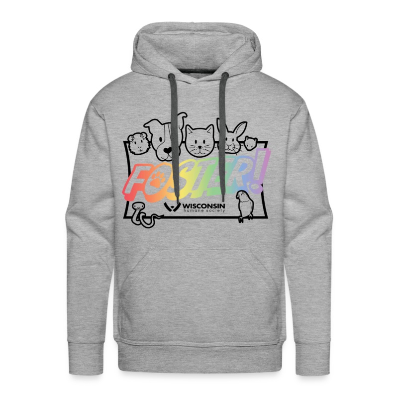 Foster Pride Premium Hoodie heather grey S