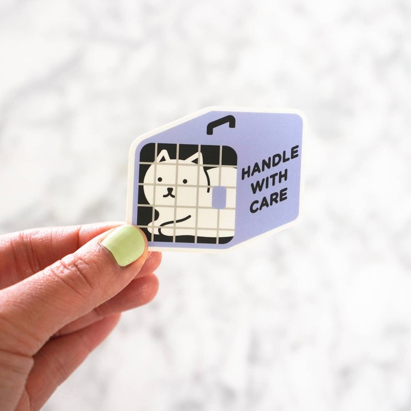 Handle with Care Vinyl Sticker