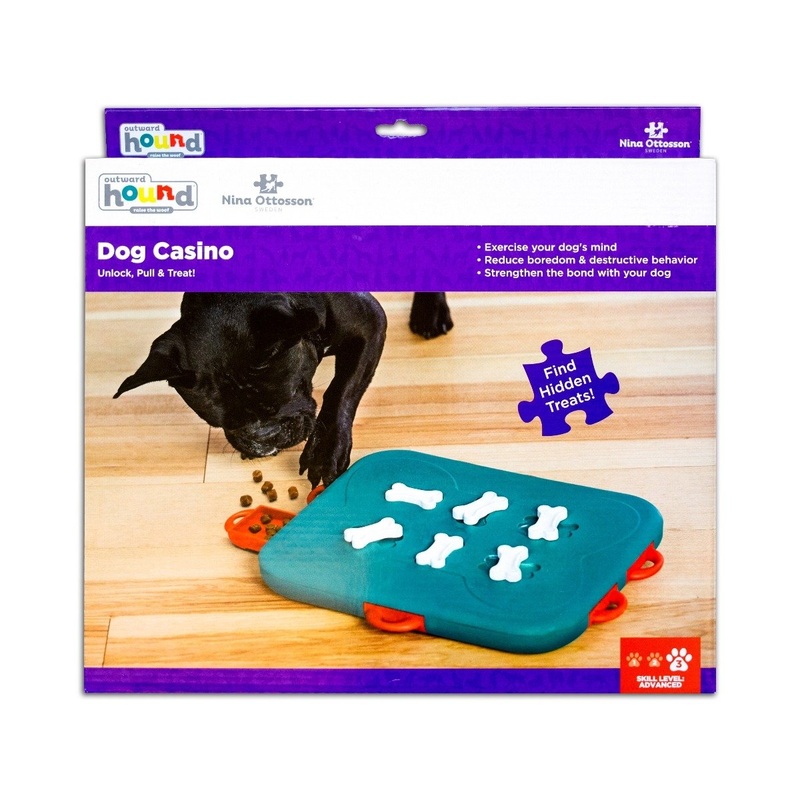 Outward Hound Dog CASINO Puzzle Toy – Level 3