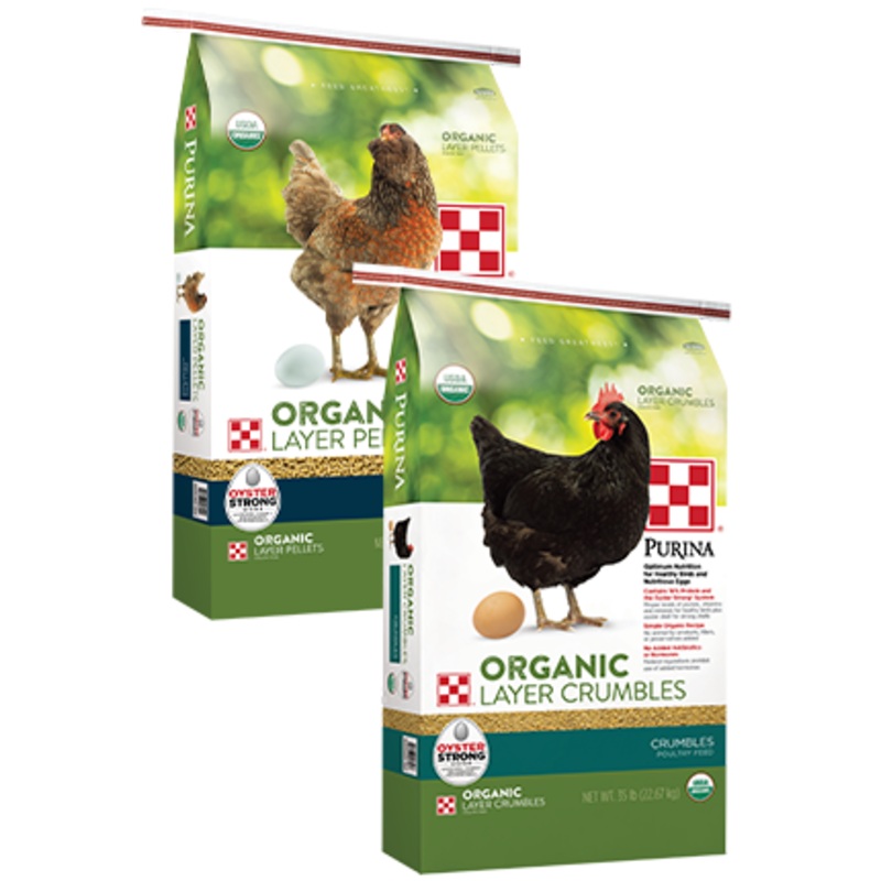 Purina Organic Layer Crumbles 35 Lb