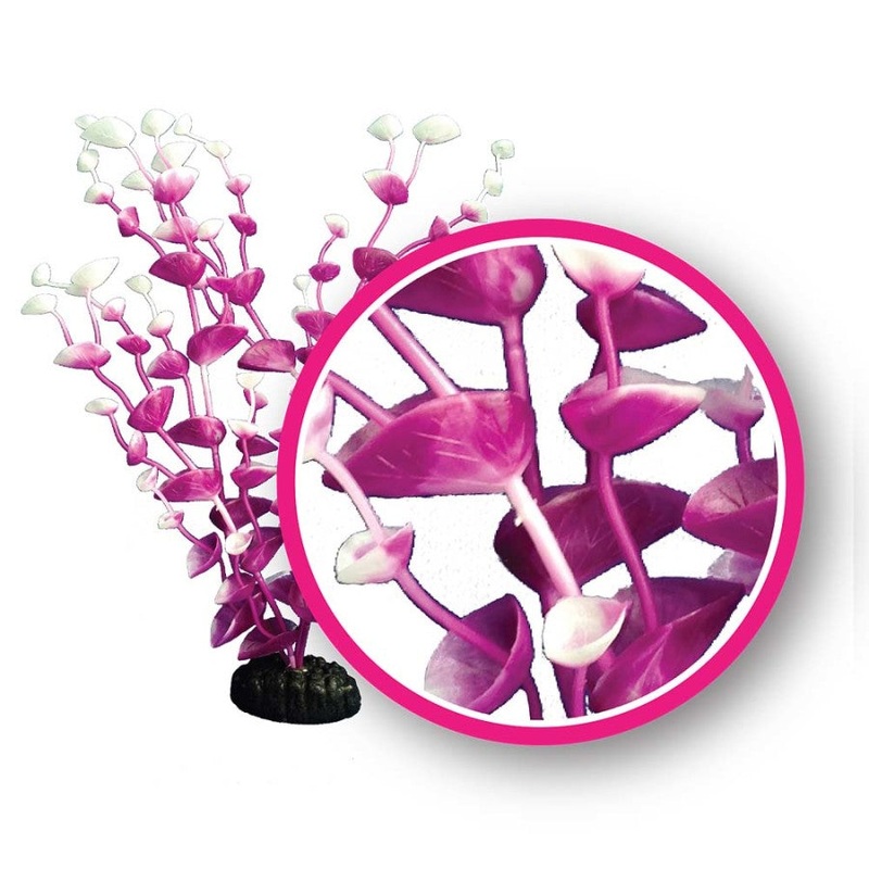 Weco Dream Series Tulips Aquarium Plant Magenta 6 inch