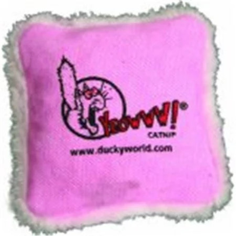 Yeowww! Catnip Pillow Cat Toy Assorted 2.5 x 2.5 Green