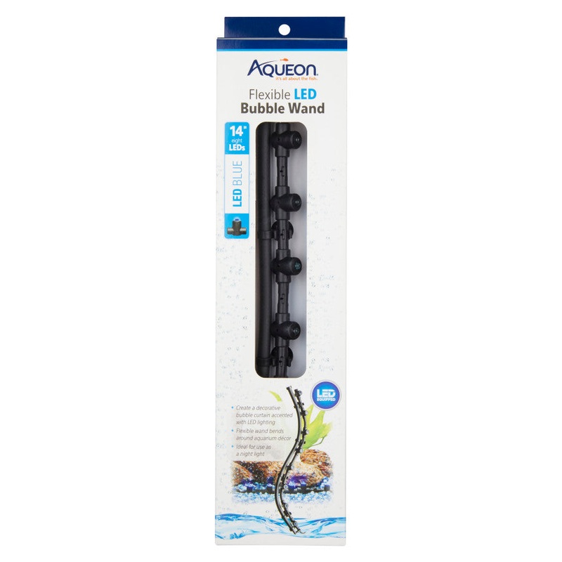Aqueon Flexible LED Bubble Wand 14 inches Blue