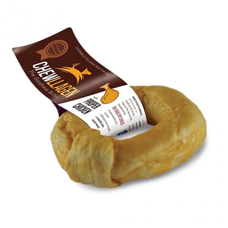 Chewllagen Collagen Chicken Donut Small For Dogs 3.5′