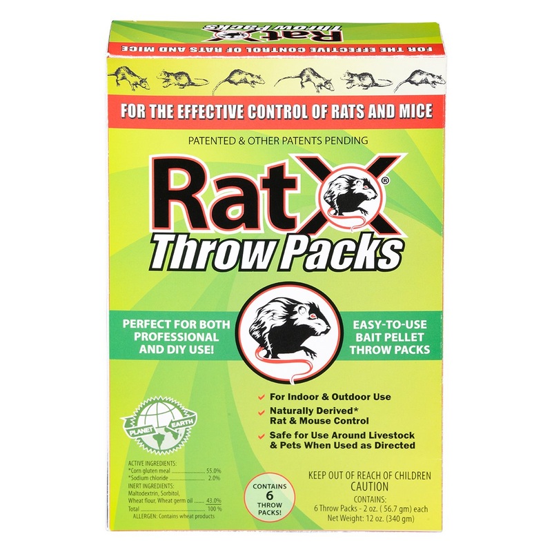 EcoClear RatX Throw Packs Box of 6 packs