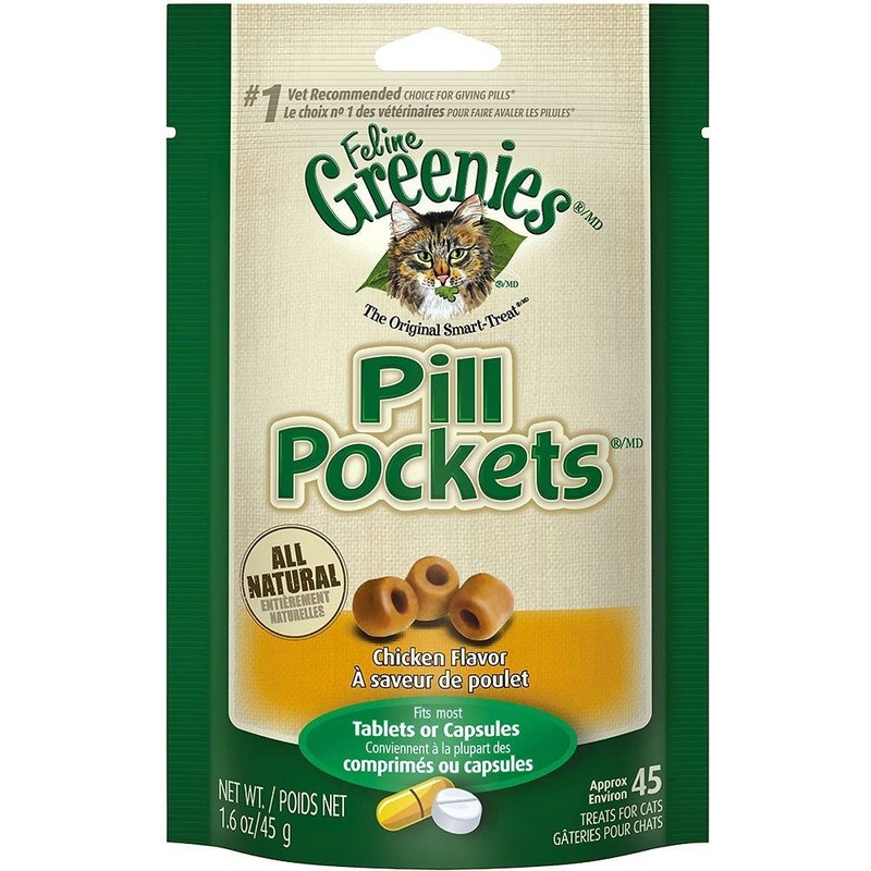 Greenies Pill Pockets Feline Chicken Flavor Cat Treats