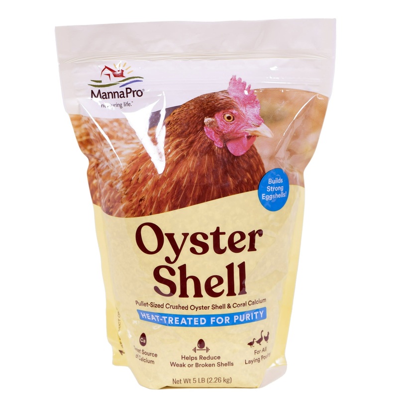 Manna Pro Crushed Oyster Shell Calcium Supplement For Laying Chickens – Poultry Treat – 5 lbs. https://a.co/d/bn9dc0m