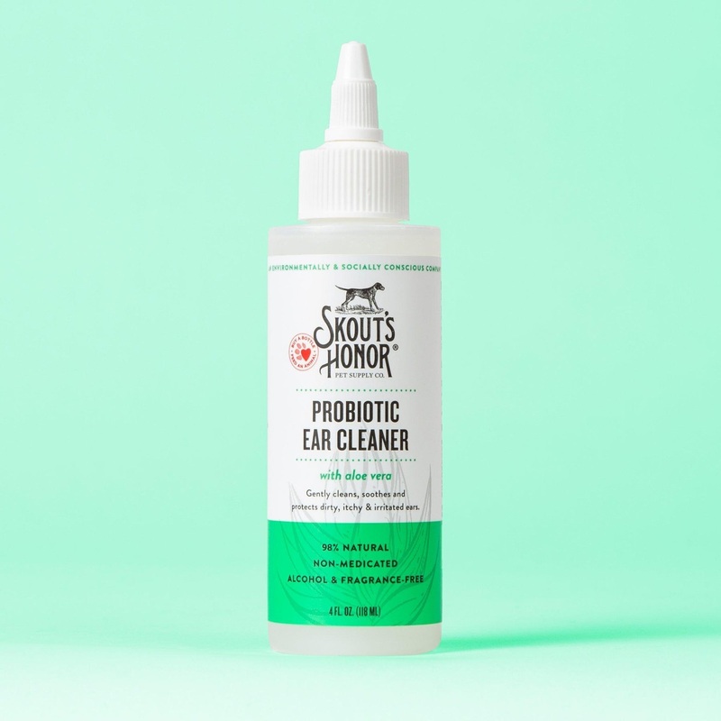 Skout’s Honor Probiotic Ear Cleaner for Dogs & Cats 4 oz
