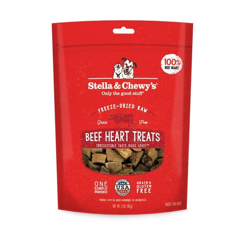 Stella & Chewy’s Freeze-Dried Raw Beef Heart Dog Treats 3 oz