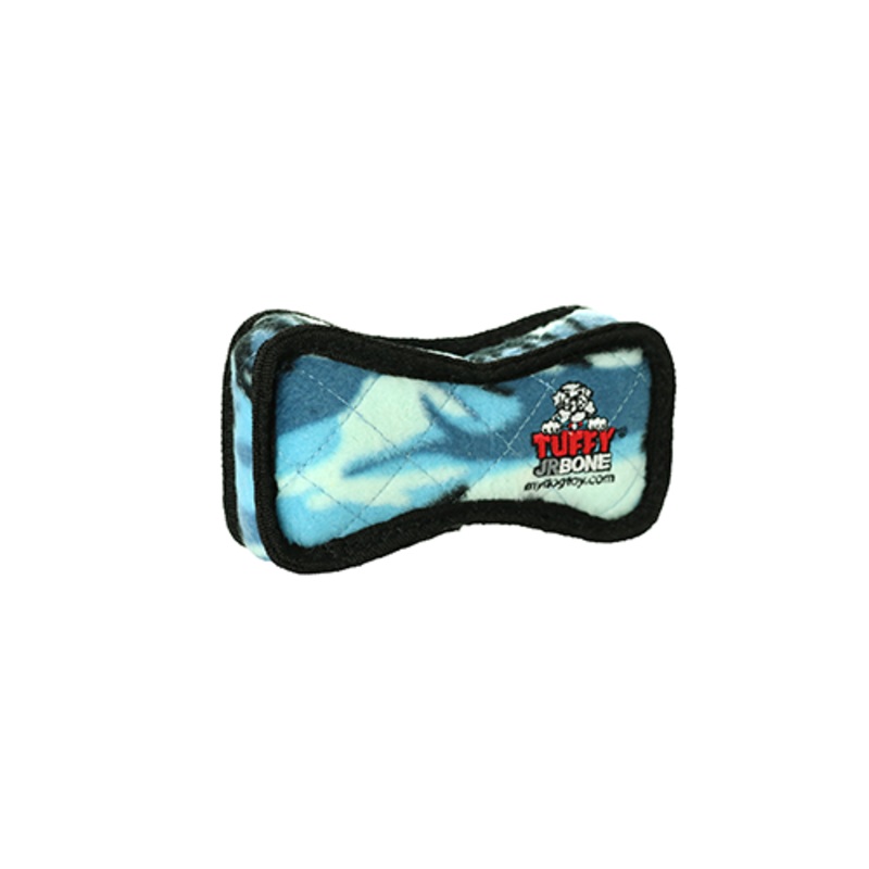 Tuffy Jr. Bone2 Blue Dog Toy (Blue Camo)