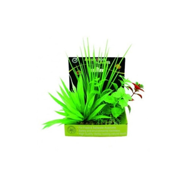 Yusee Aquarium Decoration 5.5 X 4.5 Inch – Artificial Plant – YS-2609[Dimension – 15 x 11.4cm]