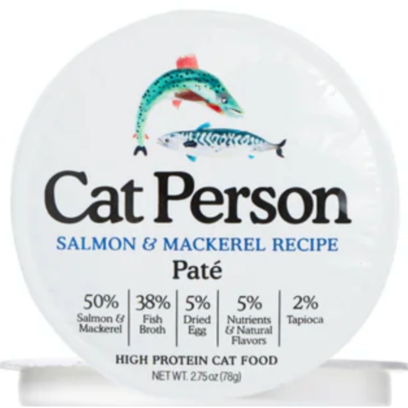 Cat Person Salmon & Mackerel Pat – 2.75oz