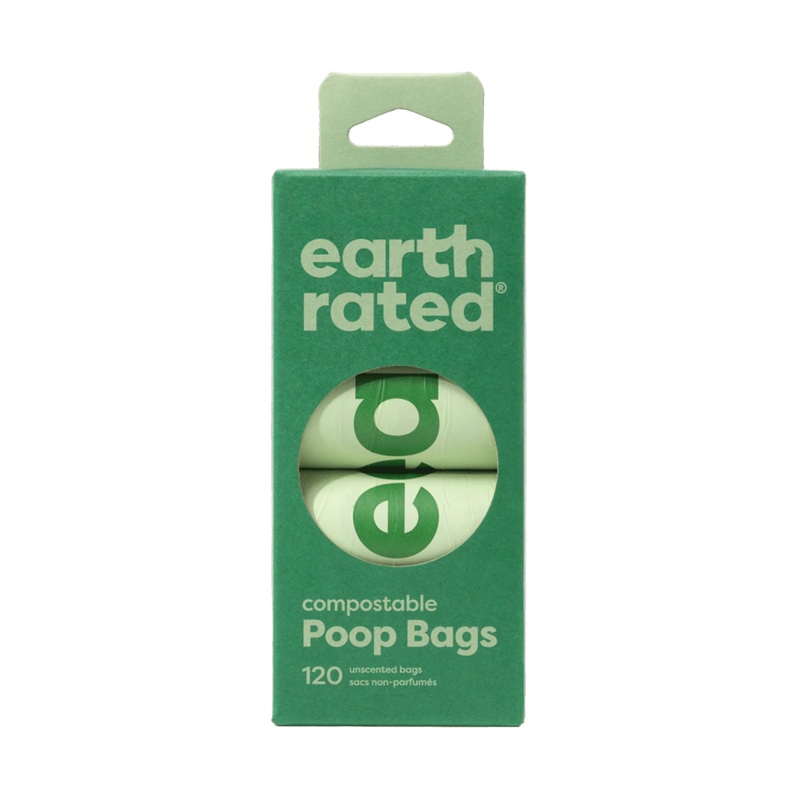 Earth Rated Certified Compostable 120 Poop Bags