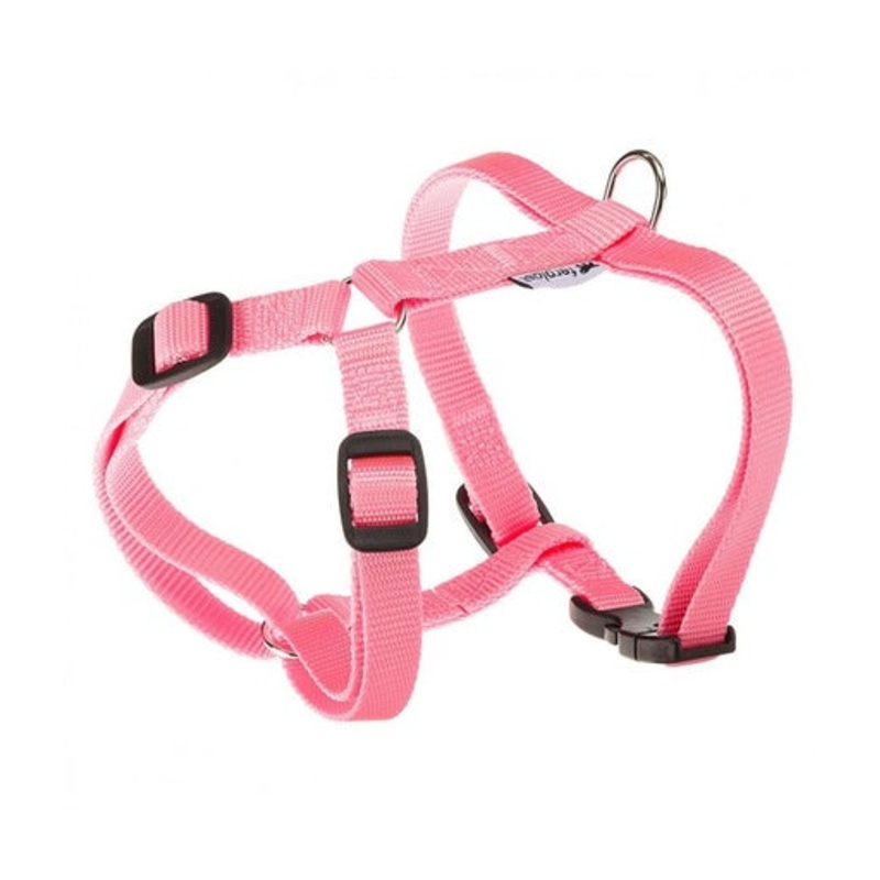 Ferplast Champion P Harness[Color – Pink, Dimension – 25-36cm x 30-46cm x 10mm, Size – S]