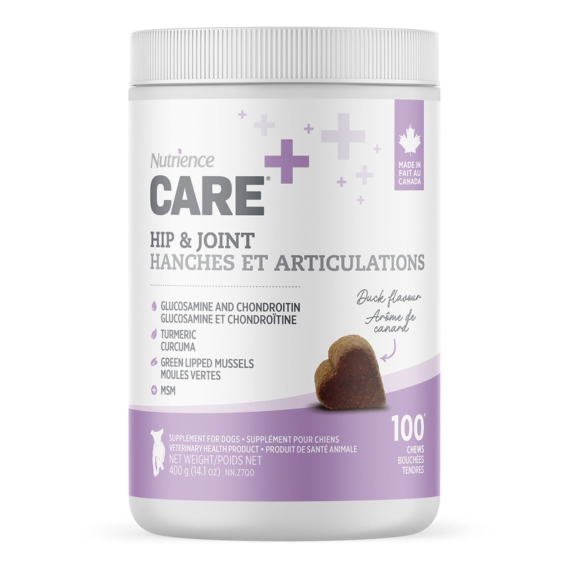 Nutrience Care Supplement for Dogs – Hip & Joint – 100 soft chews – 400 g