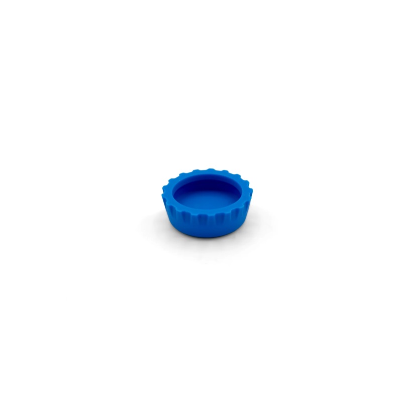 Pangea Mini Silicone Bottle Cap Feeding Dish Blue