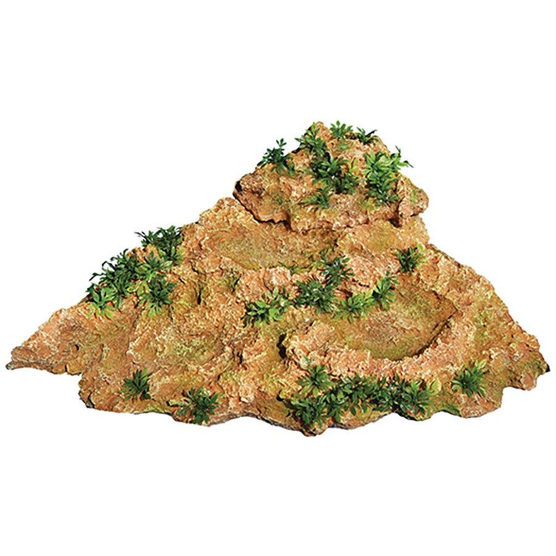 RepStyle Turtle Island Rock & Plants 37x27x14cm
