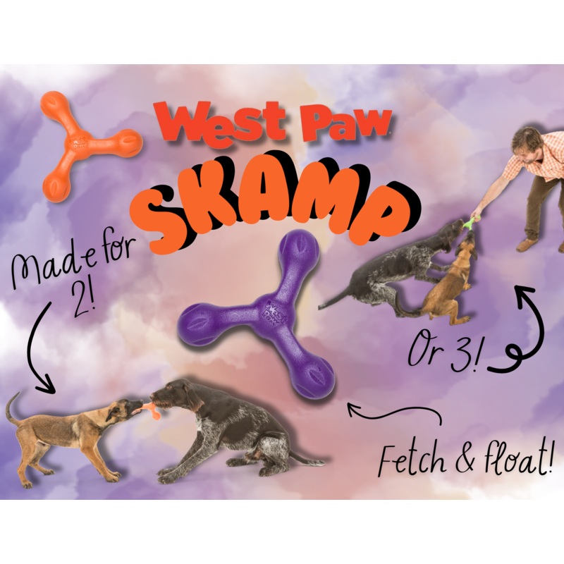 Skamp Fetch & Tug Toy (Assorted Colours) | West Paw