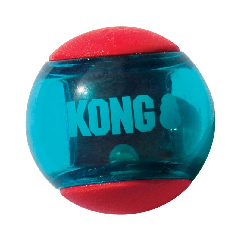 The KONG Company Squeezz Action Ball Red