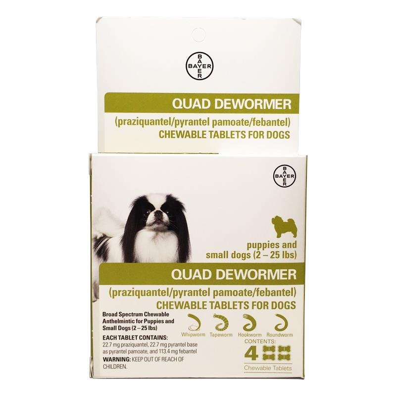 Bayer Quad Dewormer Small