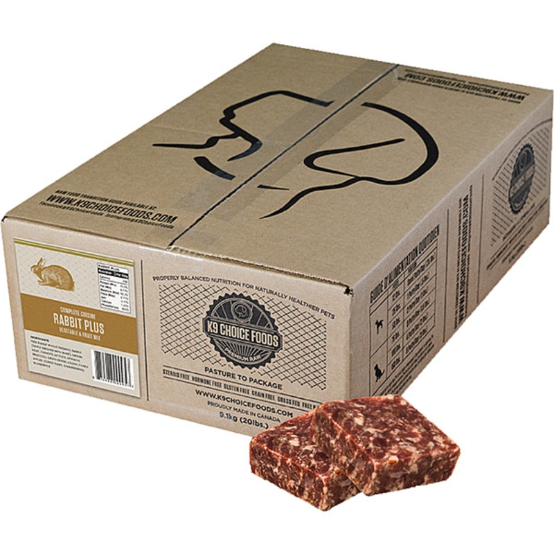 *In Store Only* K9 Choice Frozen – Rabbit Plus 3lb