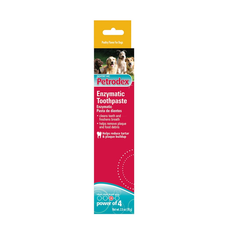Sentry Petrodex Enzymatic Poultry Flavor Toothpaste Dog 2.5 Oz