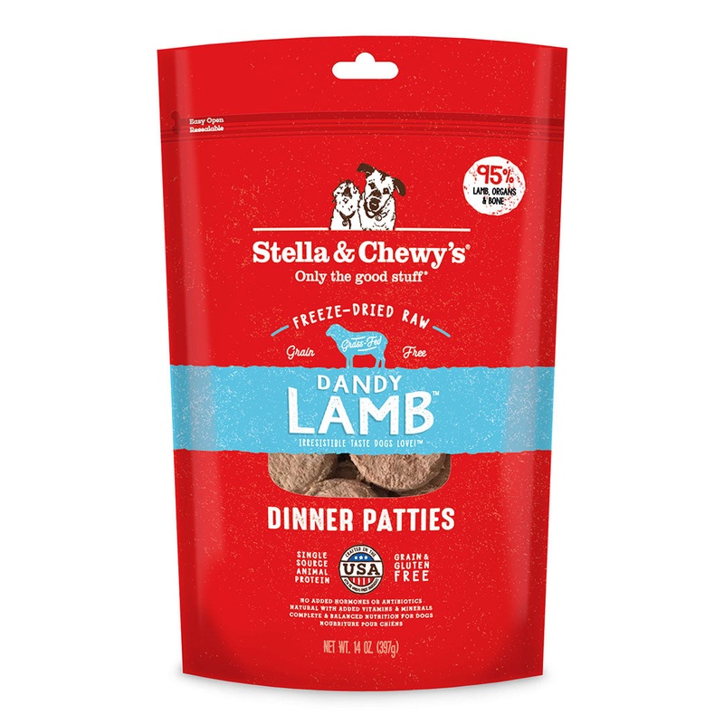 Stella & Chewy’s 397g Lamb Dinner Freeze Dried Dog Food