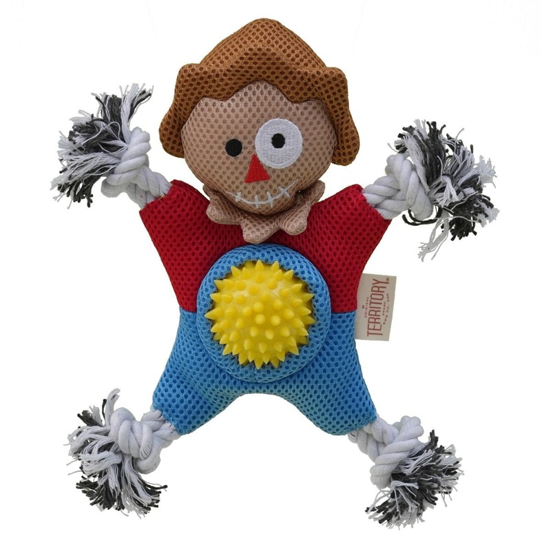 Territory Scarecrow 2 In 1 Fetch Tug Dog Toy