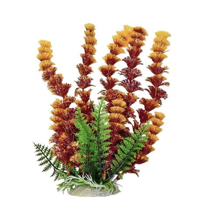 Aquatop Cabomba Like Fire Plastic Plant 6 inch