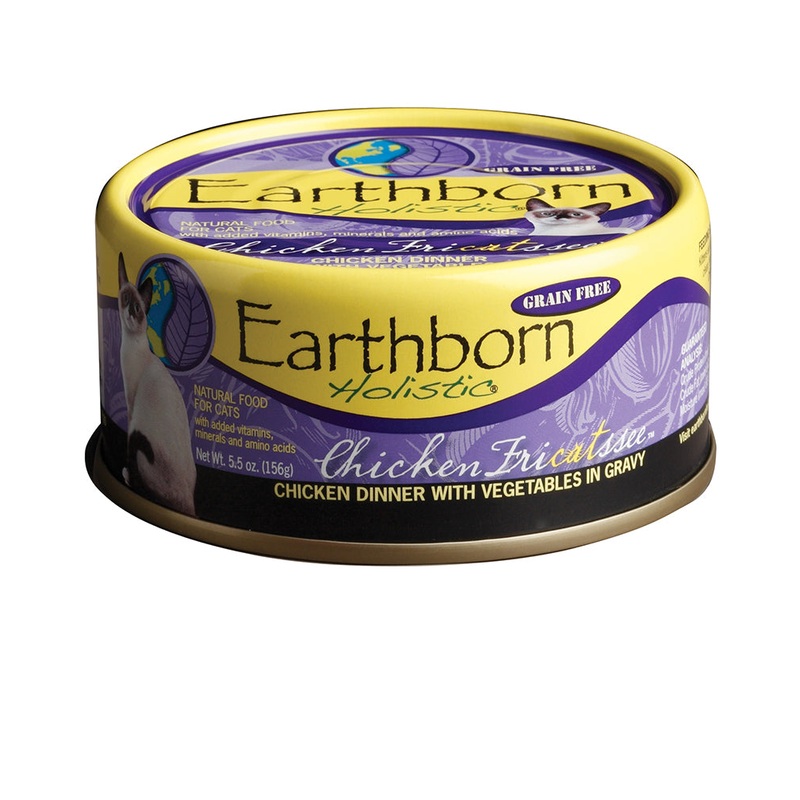 Earthborn Holistic Chicken Fricatssee Grain-Free Cat Canned Food 5.5oz