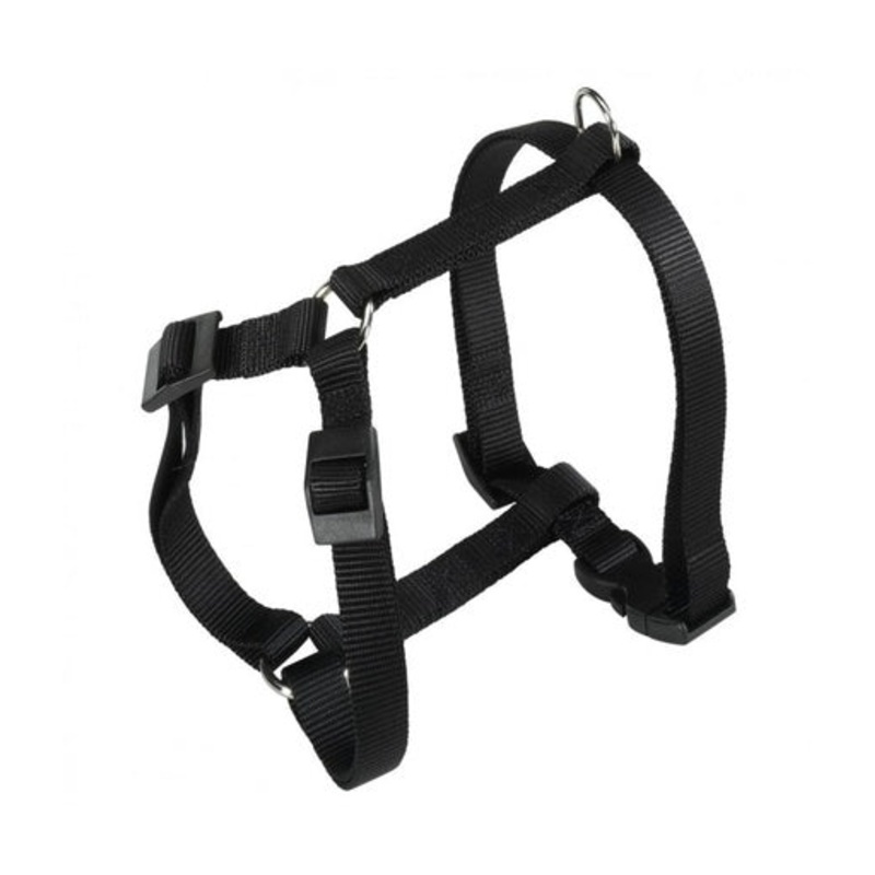Ferplast Champion P Harness[Color – Black, Dimension – 43-66cm x 50-82cm x 20mm, Size – L]