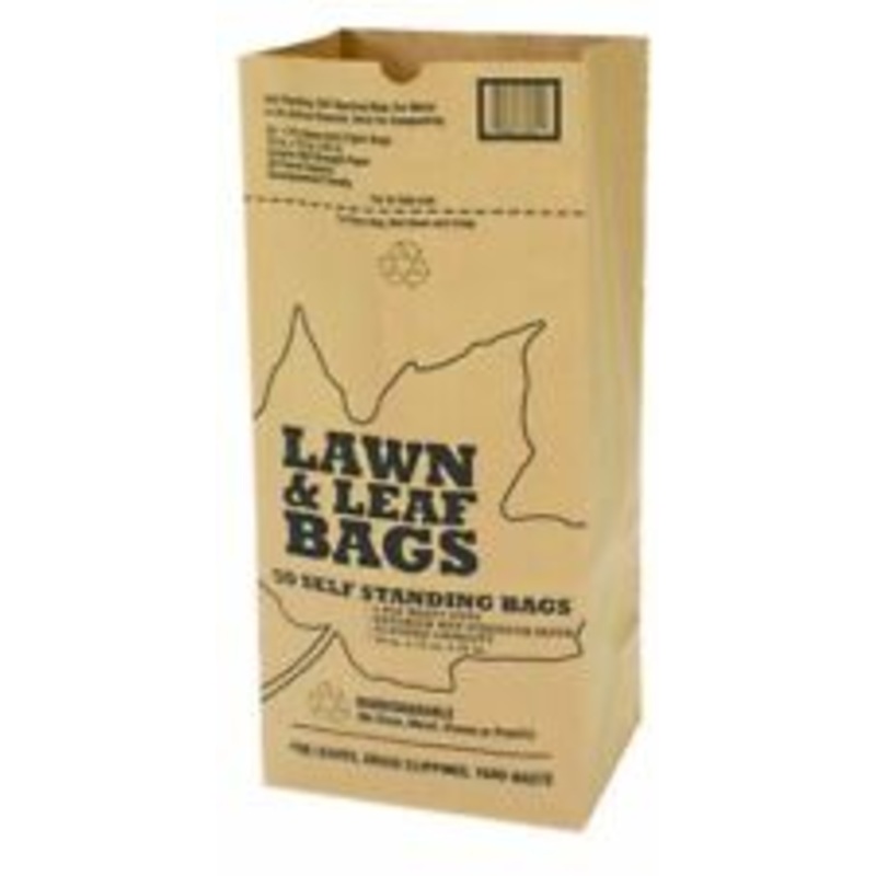 Duro Bag Lawn/Leaf Bags, 30 gal, 16 x 12 x 35, Kraft Brown 16 x 12 x 35 Kraft Brown