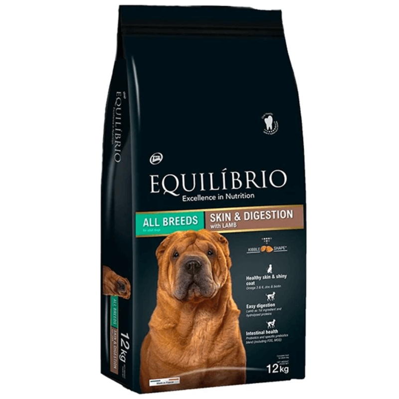 Equilibrio – Skin & Digestion Lamb 2kg-12kg