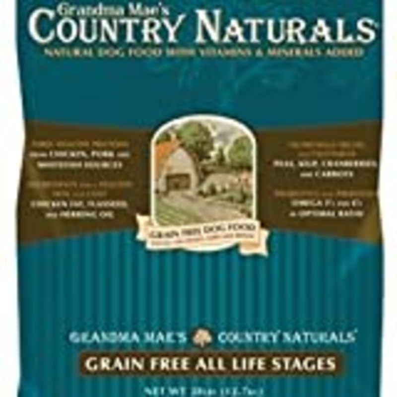 Grandma Mae’s Country Naturals Grain-Free Chicken Multi-Protein Recipe Dry Dog Food, 4 Lb