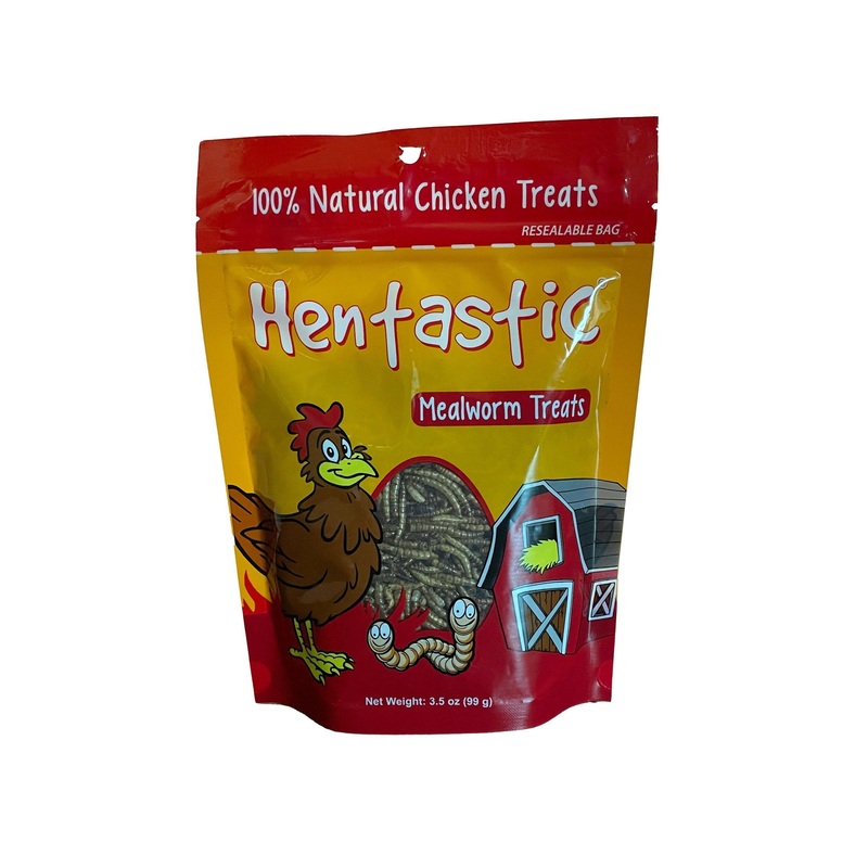 Hentastic Freeze-Dried Mealworms Chicken Treats 1.1 lb