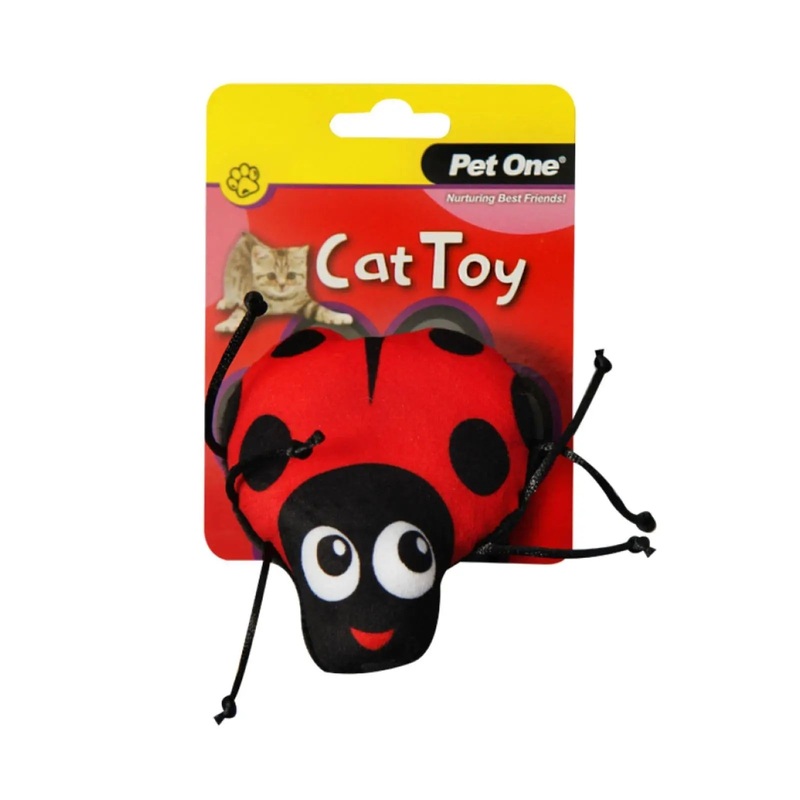 Pet One Cat Toy Beetle With String