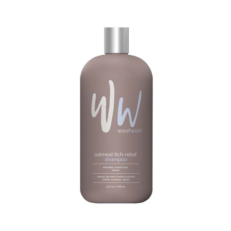 Synergy Labs Woof Wash Oatmeal Itch-Relief Shampoo for Pets 24 Oz