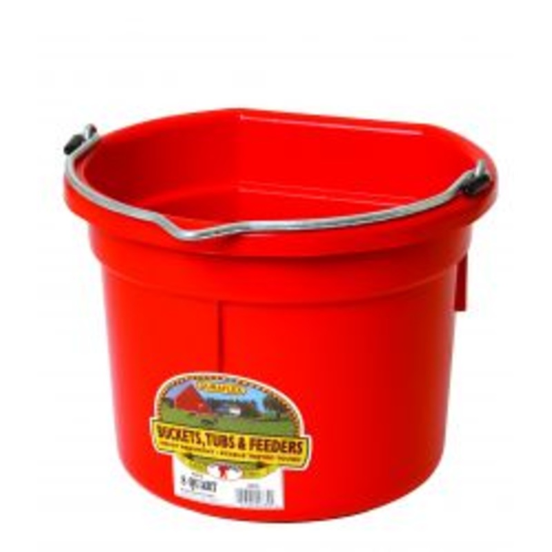 Little Giant 8 Quart Flat Back Bucket Green