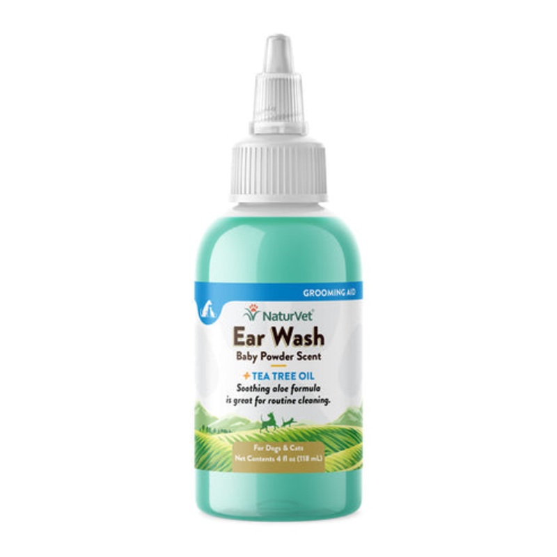 NaturVet Ear Wash Liquid 4 oz